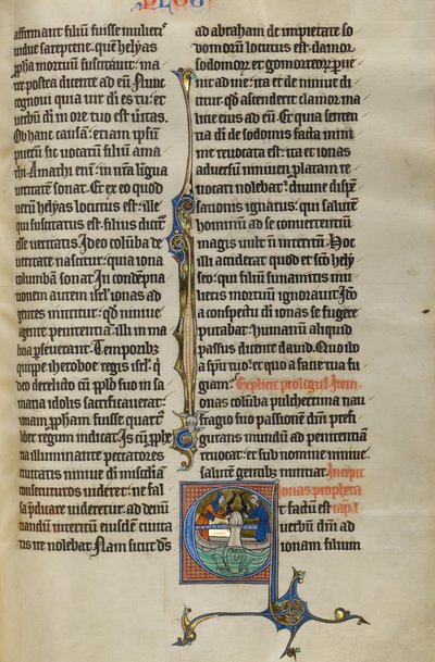 Initial E- Jonah Cast into the Sea by Unbekannt Unbekannt